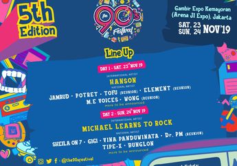 Dari Aqua 'Barbie Girl' Sampai Jamrud, Ini Line Up The 90's Festival!