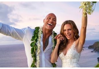 12 Tahun Pacaran hingga Punya Anak, Dwayne 'The Rock' Johnson Akhirnya Menikahi Kekasihnya