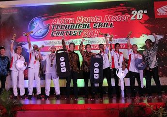 Joss Gandos! Mekanik Honda Jateng Jadi Juara di Astra Honda Motor Technical Skill Contest 2019