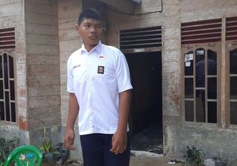 Emen, Remaja Asal Riau yang Kepalanya Sering Terbentur Kusen Pintu Lantaran Punya Tinggi Badan 2.6 Meter Ternyata Bercita-cita Ingin Jadi Atlet Voli