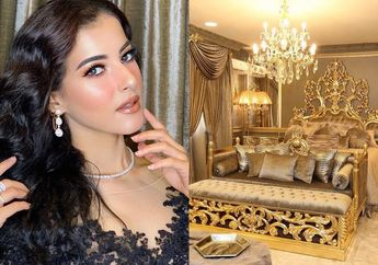 Intip Desain Ruang Tidur Tasya Farasya yang Elegan Berlapis Emas, Mewah bak Kamar Putri Raja!