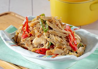 Resep Mudah Tumis Ayam Suwir Taoco Cabai, Sedapnya Bikin Tambah Nasi