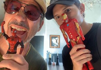 Tom Holland Posting Foto Bareng Robert Downey Jr. di Tengah Konflik Marvel dan Sony Pictures Soal Spider-Man