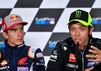Jelang Start MotoGP 2019 San Marino, Drama Nggak Lumrah Marquez vs Rossi Saat Kualifikasi