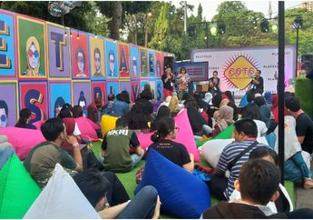 Intip Suasana Hari Pertama Narasi Playfest 2019, Pengunjung Terjun Langsung Akrab dengan Konten Kreator Hingga Foto Instgramable di Instalasi Art