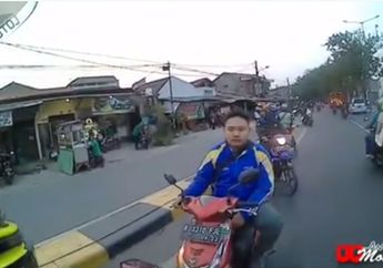 Tak Terima Ditegur saat Lawan Arah, Pengendara Motor Ini Justru Ngamuk: "Jangan Kaya Orang Bener!"