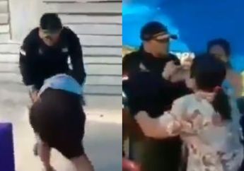 Rela Bersujud di Kaki Aparat Demi Selesaikan Kebaktian, Video Emak-emak yang Tengah Beribadah di Bawah Terpal Jadi Viral