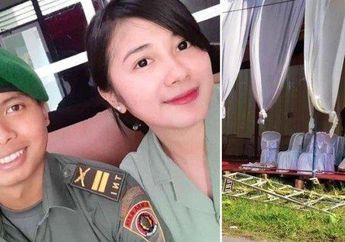 Prajurit TNI Tewas Tertabrak Kereta Sehari Jelang Pernikahan, Curhat Sendu Calon Istri Mengiringi Pembongkaran Tenda Hajatan