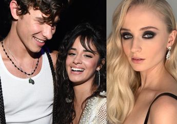 Begini Ekspresi Gemas Sophie Turner Saat Shawn Mendes dan Camila Cabello Hampir Berciuman di Panggung MTV VMA!