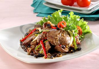 Resep Mudah Hati Ayam Masak Taosi Ini Sedapnya Manjakan Lidah