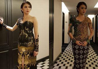 Outstanding, Ini 4 Gaya Glamor Dara The Virgin Pakai Gaun Kebaya Modern. Bisa Buat Kondangan!