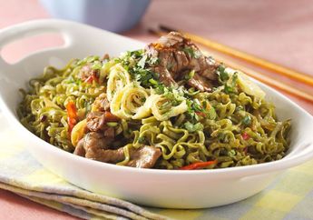 Resep Mudah Mi Goreng Hijau Enak Ini Bikin Keluarga Jadi Enggak Malas Sarapan Lagi