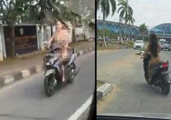 Viral! Wanita Tak Berbusana Mengendarai Motor di Samarinda, Orangtua Ungkap Kondisi Sang Putri yang Sebenarnya