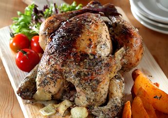 Resep Roast Chicken With Milk And Butter Enak Ini Seketika Bikin Suasana Makan Siang Lebih Istimewa