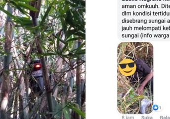 Viral Motor Beat Nyangkut di Atas Pohon Bambu, Begini Kisahnya yang Bikin Merinding!