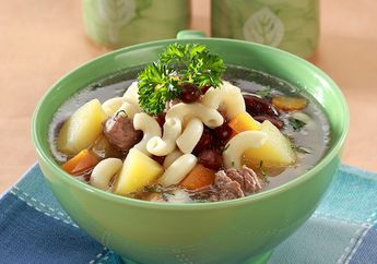 Resep Sup Makaroni Enak dan Lezat Ini Cocok Untuk Menu Sarapan