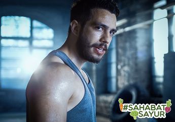 Survei Buktikan Keringat Pria yang Banyak Makan Sayur Baunya Paling Seksi! #SahabatSayur Pasti Senang