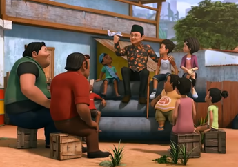 Mengabadikan dan Mengenang Eyang Habibie dalam Film Animasi Adit Sopo Jarwo
