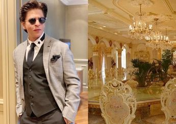 Mewah Bernuansa Emas, Intip Potret Rumah Shah Rukh Khan yang Megah Bak Istana Kerajaan