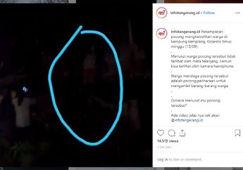 Video Penampakan Pocong Hebohkan Warga, Begini Tanggapan MUI Kabupaten Tangerang