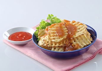 Resep Kentang Wafel Barbeque Enak, Salah Satu Camilan Fancy Untuk Akhir Pekan
