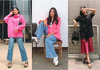 Trendi Abis! Begini Cara Alika Islamadina Padu Padan 5 Outfit Pink!