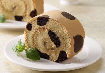 Resep Moka Polkadot Roll Cake Enak, Cake Gulung Dengan Corak yang Cantik