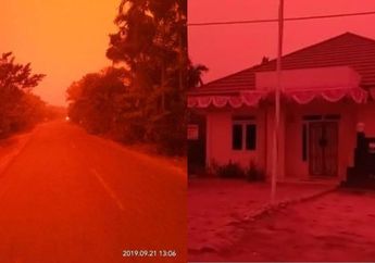 Heboh Fenomena Langit Merah di Jambi, Ini Penyebab Sesungguhnya. Bukan Karena Titik Api?