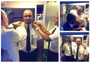 Nasibnya Berubah 180 Derajat, 24 Tahun Bekerja Jadi Petugas Kebersihan, Pria Asal Nigeria Ini Tak Menyangka Kini Duduk di Belakang Kendali Pesawat Sebagai Pilot