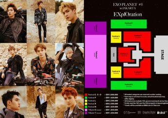 Harga Tiket Konser EXO di Jakarta, EXO-L Indonesia Siap-siap 'War' Tiket!