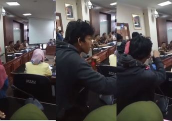 Viral Video Anggota DPRD Sumatera Barat Teriak Turunkan Jokowi di Depan Puluhan Massa, Hidayat Tak Berkutik Setelah Dibentak Mahasiswa