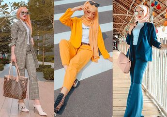 Inspirasi 5 Fashion Formal Hijabers dengan Blazer. Keren & Edgy!