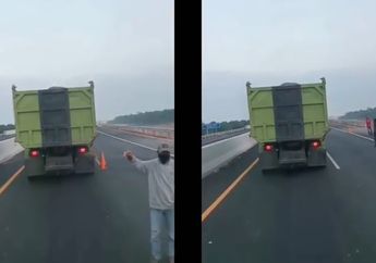 Viral, Video Rekaman Sopir Truk Dipalak Preman di Jalan Tol Lampung - Palembang, Uang Rp 50 Ribu Melayang