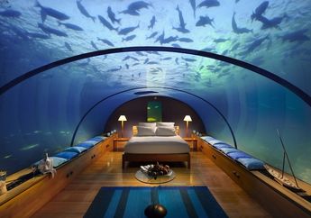 Keren, Begini Potret Mewah Hotel Bawah Laut di Maldives yang Tarifnya Mencapai Rp737 Juta per Malam!