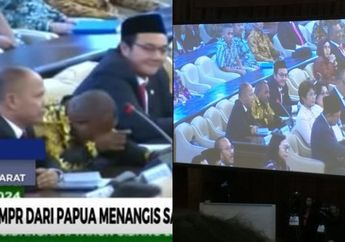 Menangis Sesenggukan di Rapat Paripurna yang Bertele-tele, Anggota DPR Asal Papua Teringat Nasib Rakyat yang Jadi Korban Konflik