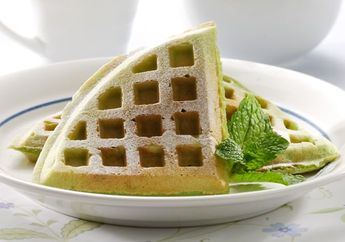Sarapan Anak Praktis Pagi Ini Bisa Kita Kreasikan Dengan Resep Wafel Kentang Pandan