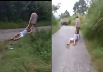 Viral Video Gadis 18 Tahun Diseret Kakaknya di Aspal, Menangis Minta Ampun Sampai Meraung karena Kesakitan