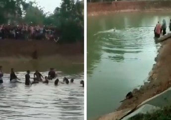 Viral, Video Mahasiswa Tenggelam di Danau karena Dilempar Teman-temannya, Jangan Macam-macam Dengan Nyawa Orang