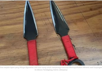 Wiranto Ditusuk: Kunai Digunakan Teroris Ternyata Sudah 'Tercium' Sejak Bom Bunuh Diri di Kampung Melayu Tahun 2017