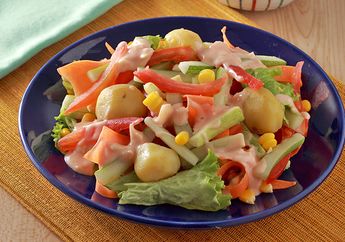 Resep Salad Sayuran Mayo Enak, Untuk Dessert Andalan Malam Ini