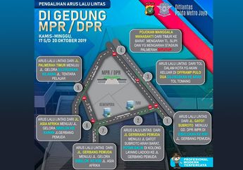 Jalanan Sekitar Gedung MPR DPR Ditutup, Begini Rekayasa Lalu Lintasnya dan Rute Trans Jakarta