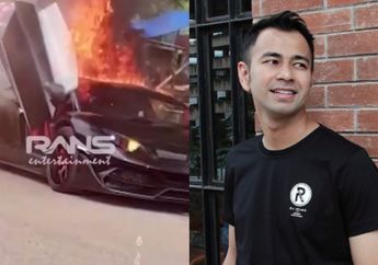 Mobil Lamborghini Kesayangan Raffi Ahmad Terbakar, Ternyata Sedang Dikemudikan Orang Lain hingga STNK Bukan Atas Nama Sang Artis