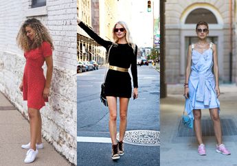 3 Jenis Sneakers Paling Cocok Dipadukan dengan Rok atau Dress!