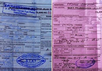 Operasi Zebra 2019 Dimulai, Ini Bedanya Slip Tilang Merah dan Biru!