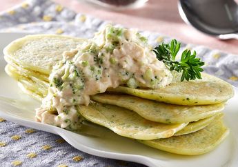 Resep Brokoli Pancake Dippers Enak, Menu Sarapan Sehat Di Akhir Pekan