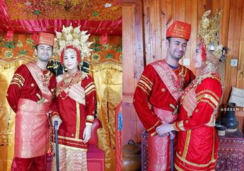 Bak Pengantin Baru, Raffi Ahmad dan Nagita Slavina Tampil Serasi Mengenakan Pakaian Adat Minang