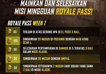 Selesaikan - Misi Royale Pass Minggu Ketujuh PUBG Mobile Season 9