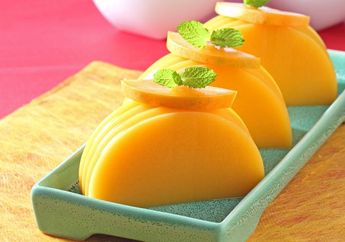 Resep Puding Mangga Saus Vanilla Enak, Dessert Pilihan Untuk Malam Hari