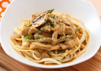 Resep Fettuccini Beef Stroganoff Enak, Menu Sarapan Nikmat yang Gampang Dibuat