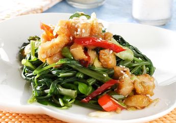 Resep Kangkung Ayam Madu Pedas Enak, Perpaduan Sayur dan Ayam yang Mantap Banget